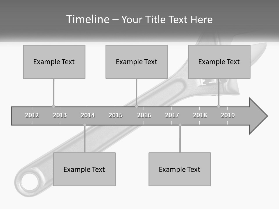 Equipment Steel White PowerPoint Template