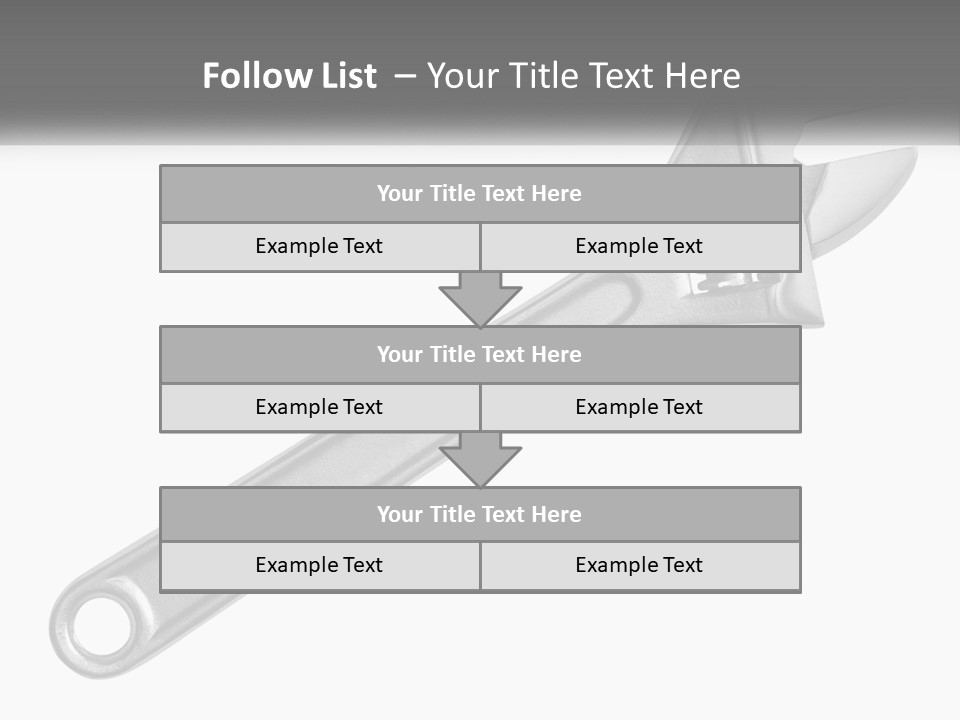 Equipment Steel White PowerPoint Template