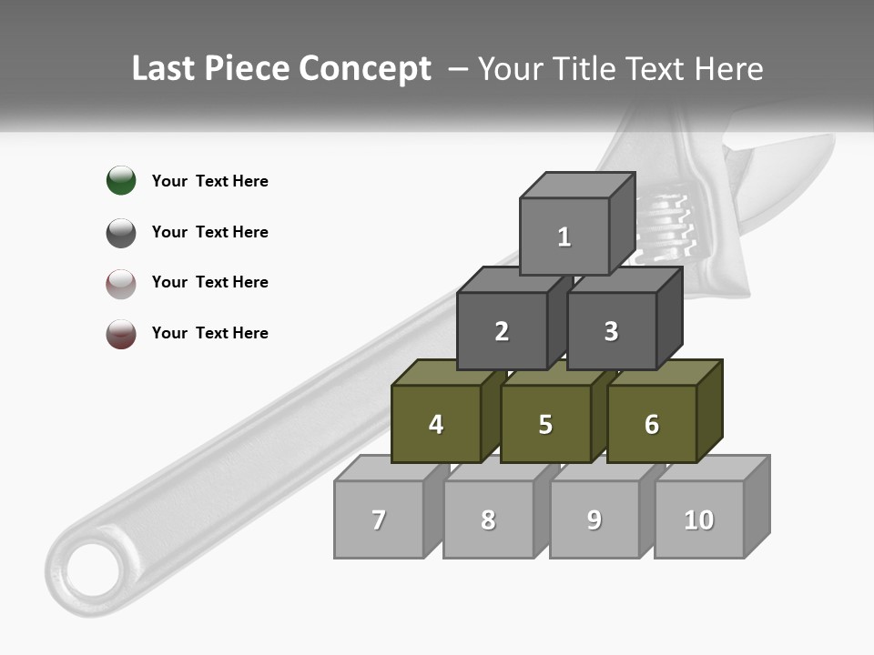 Equipment Steel White PowerPoint Template