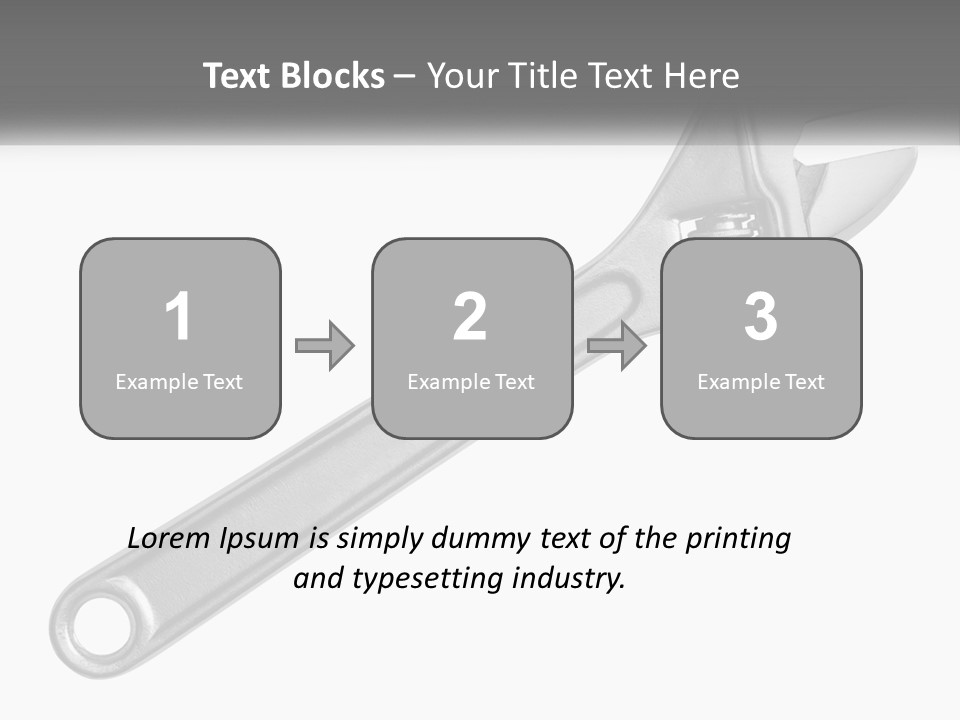 Equipment Steel White PowerPoint Template