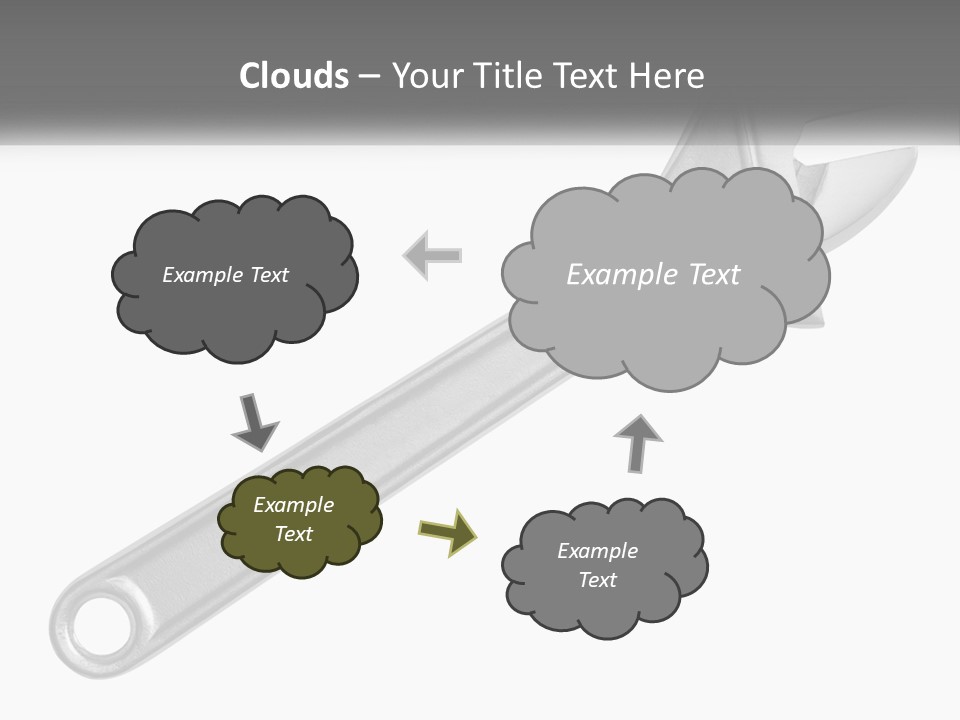 Equipment Steel White PowerPoint Template
