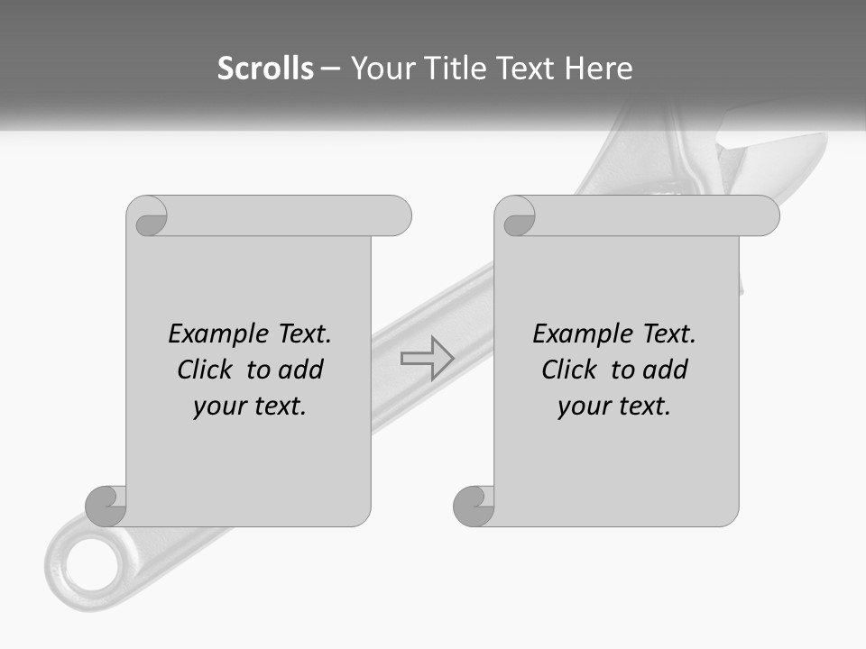 Equipment Steel White PowerPoint Template