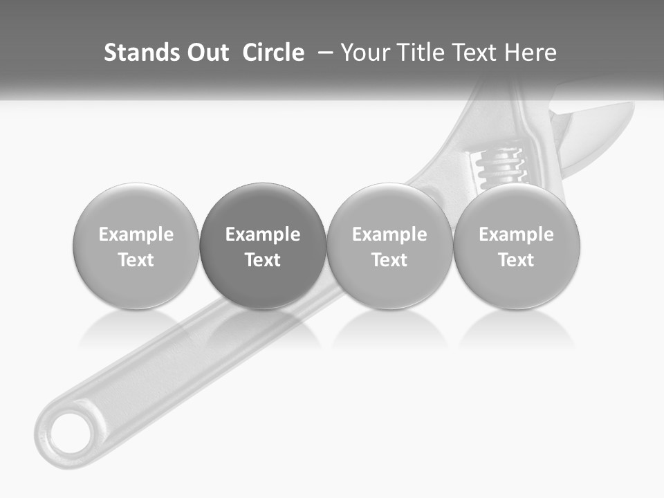 Equipment Steel White PowerPoint Template