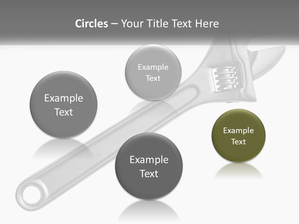Equipment Steel White PowerPoint Template