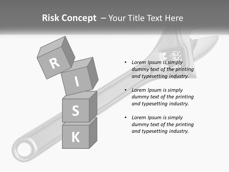 Equipment Steel White PowerPoint Template