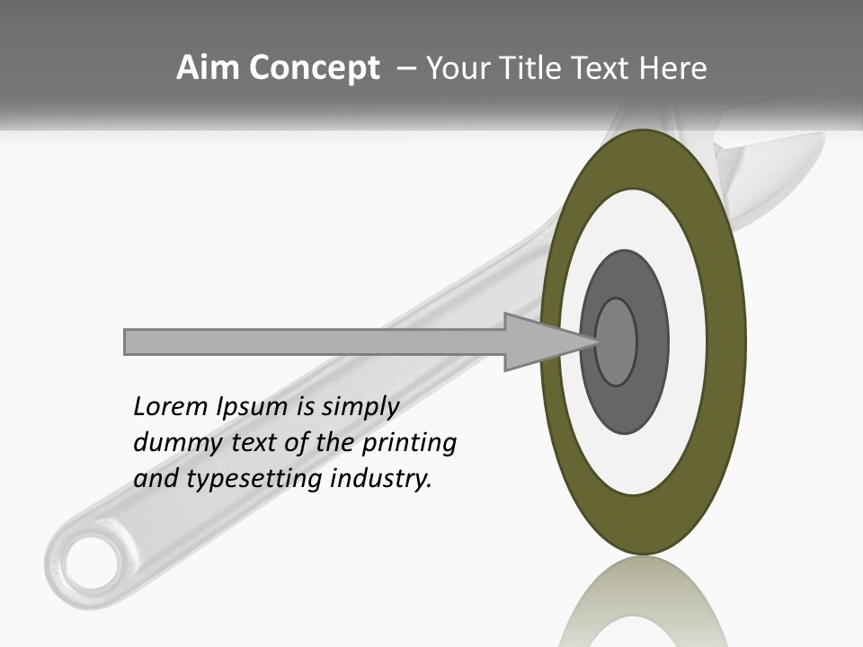 Equipment Steel White PowerPoint Template