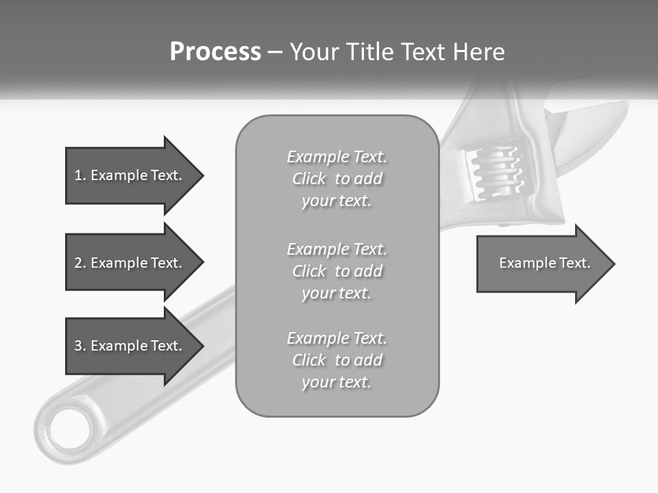 Equipment Steel White PowerPoint Template