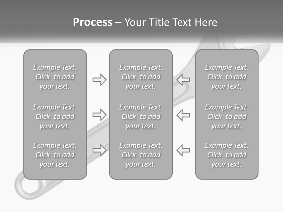 Equipment Steel White PowerPoint Template