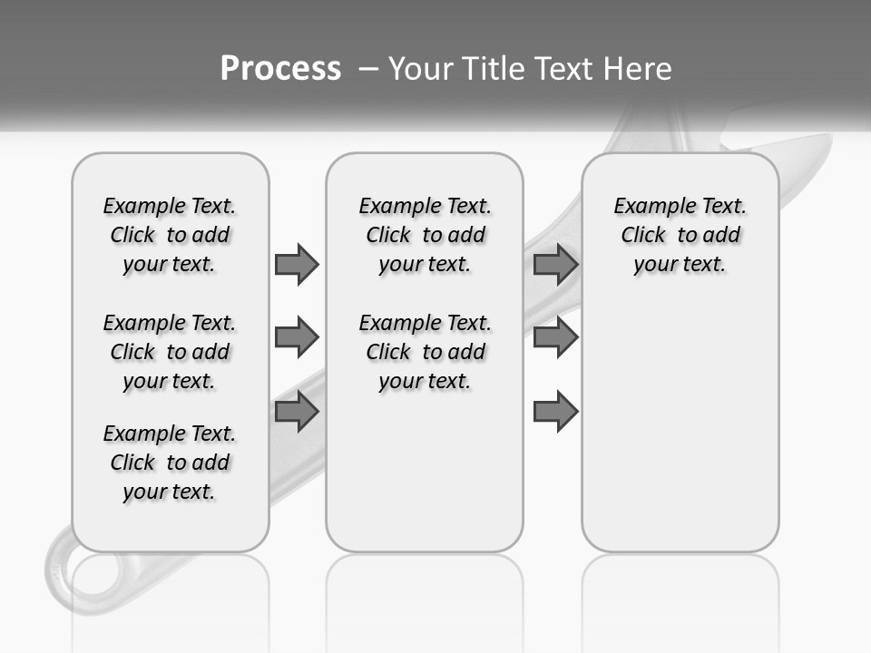 Equipment Steel White PowerPoint Template