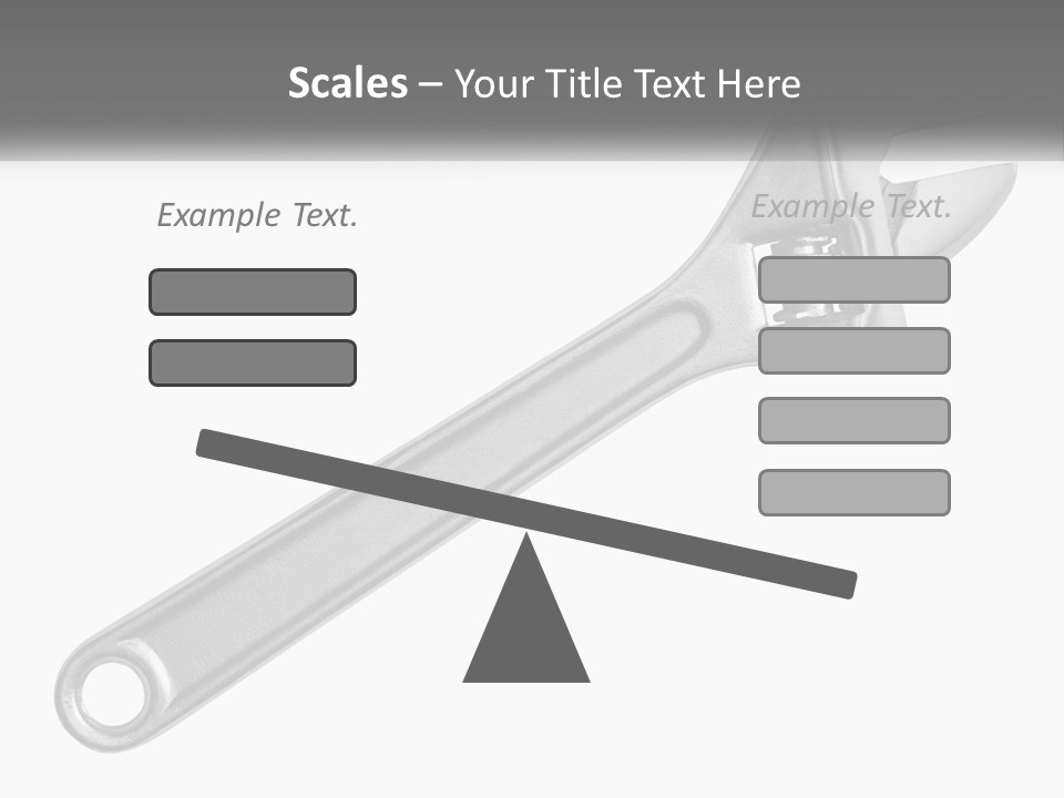 Equipment Steel White PowerPoint Template