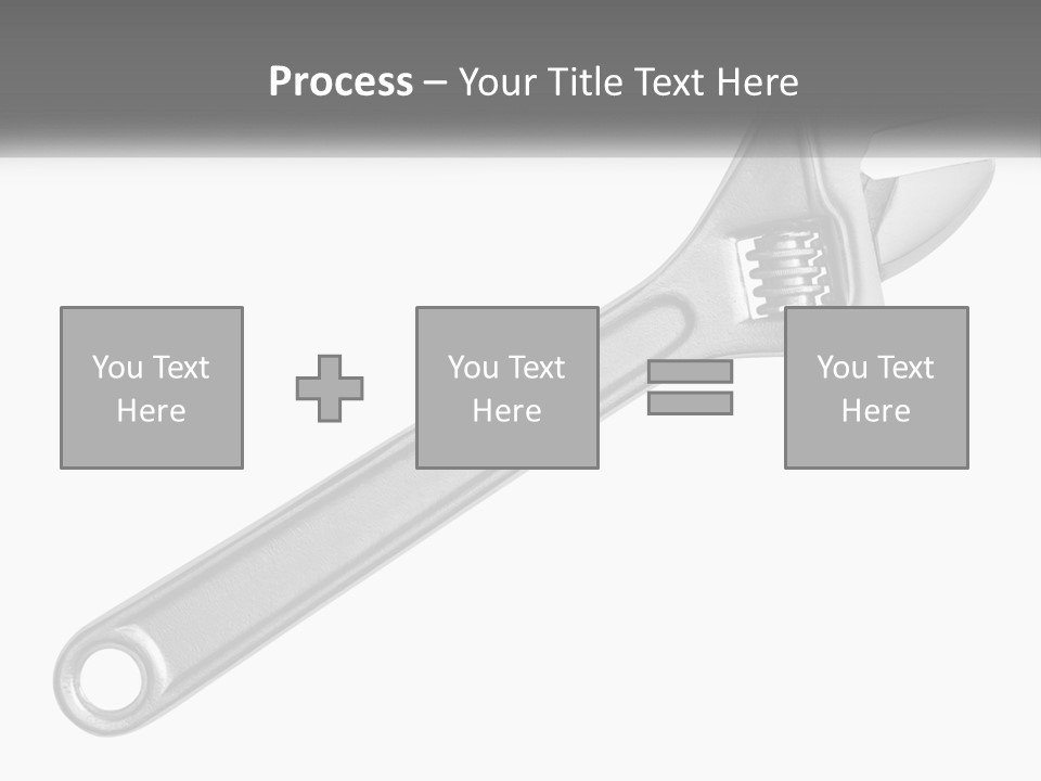 Equipment Steel White PowerPoint Template