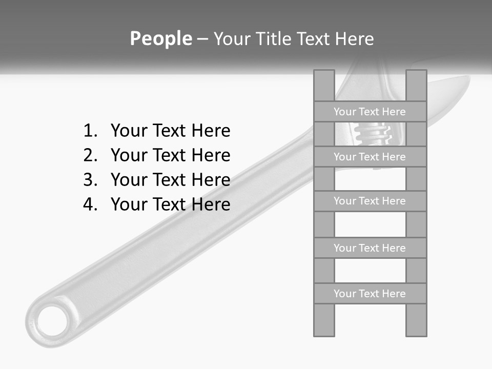 Equipment Steel White PowerPoint Template