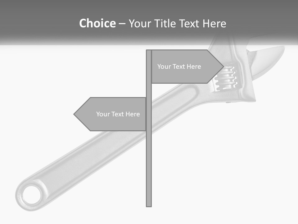 Equipment Steel White PowerPoint Template