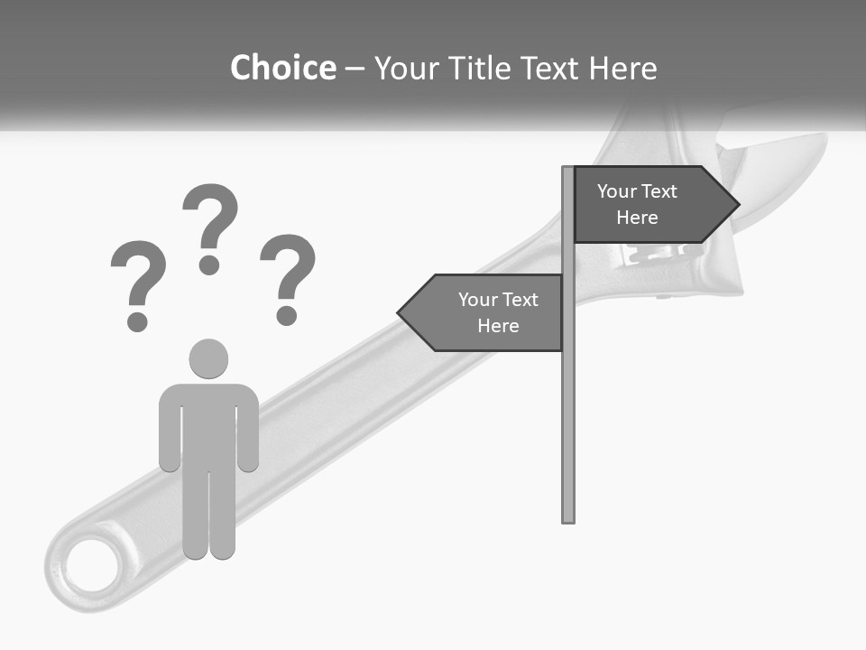 Equipment Steel White PowerPoint Template