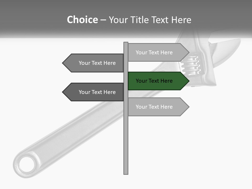 Equipment Steel White PowerPoint Template