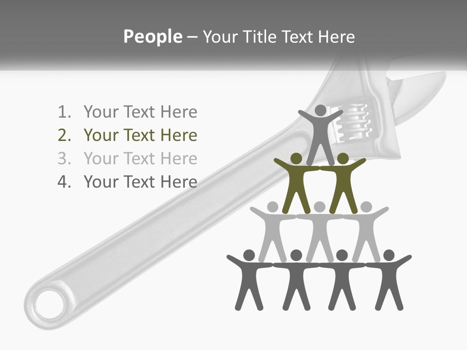 Equipment Steel White PowerPoint Template