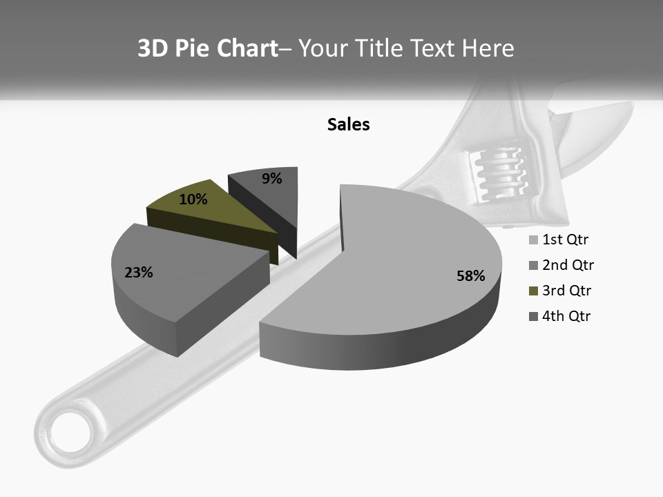 Equipment Steel White PowerPoint Template