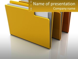 Arranging Paperwork Digitally PowerPoint Template