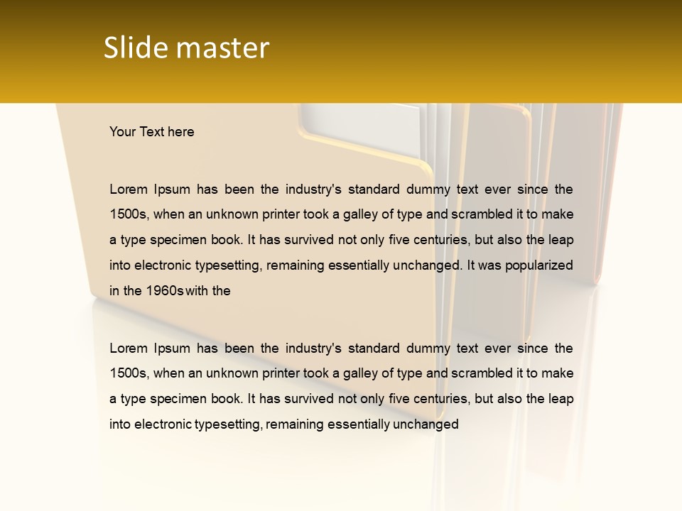 Arranging Paperwork Digitally PowerPoint Template