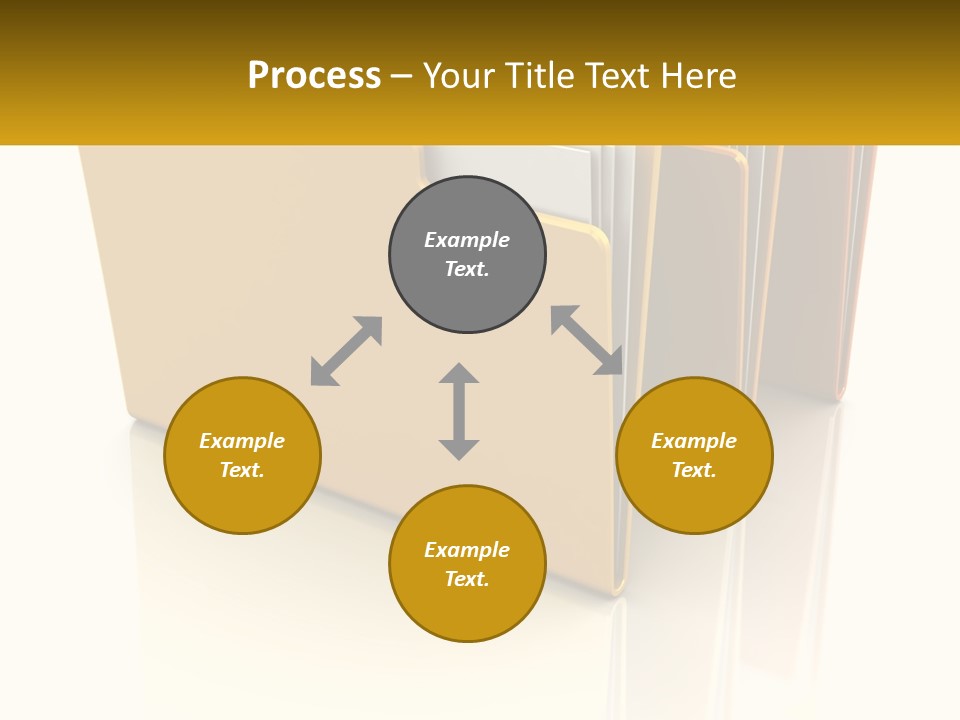 Arranging Paperwork Digitally PowerPoint Template