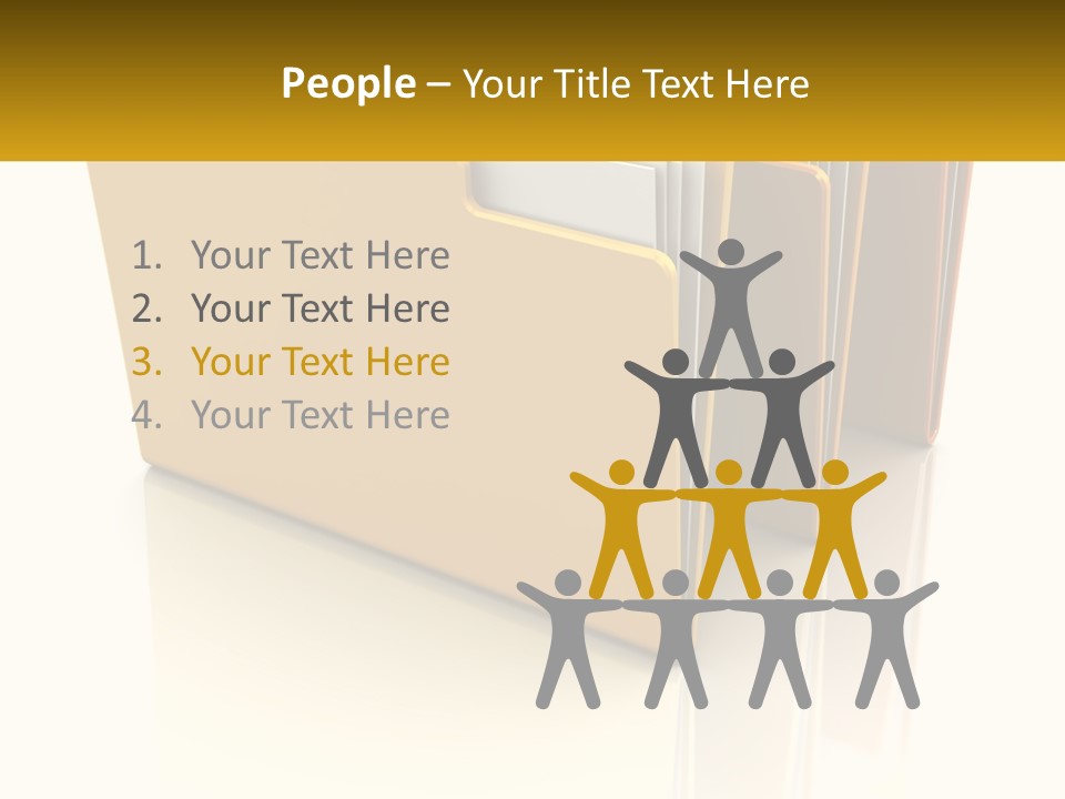 Arranging Paperwork Digitally PowerPoint Template