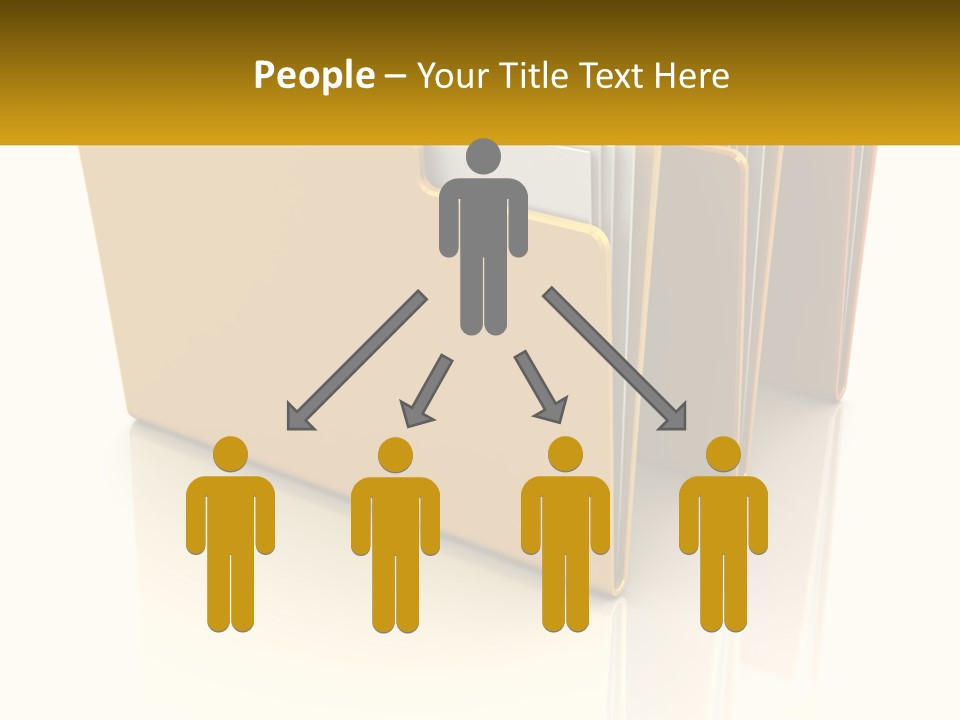 Arranging Paperwork Digitally PowerPoint Template