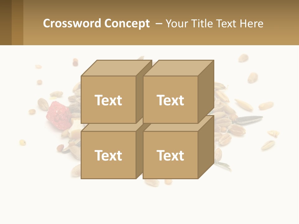 Wheat Nutriment Eatables PowerPoint Template