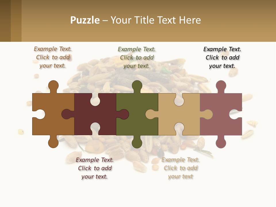 Wheat Nutriment Eatables PowerPoint Template