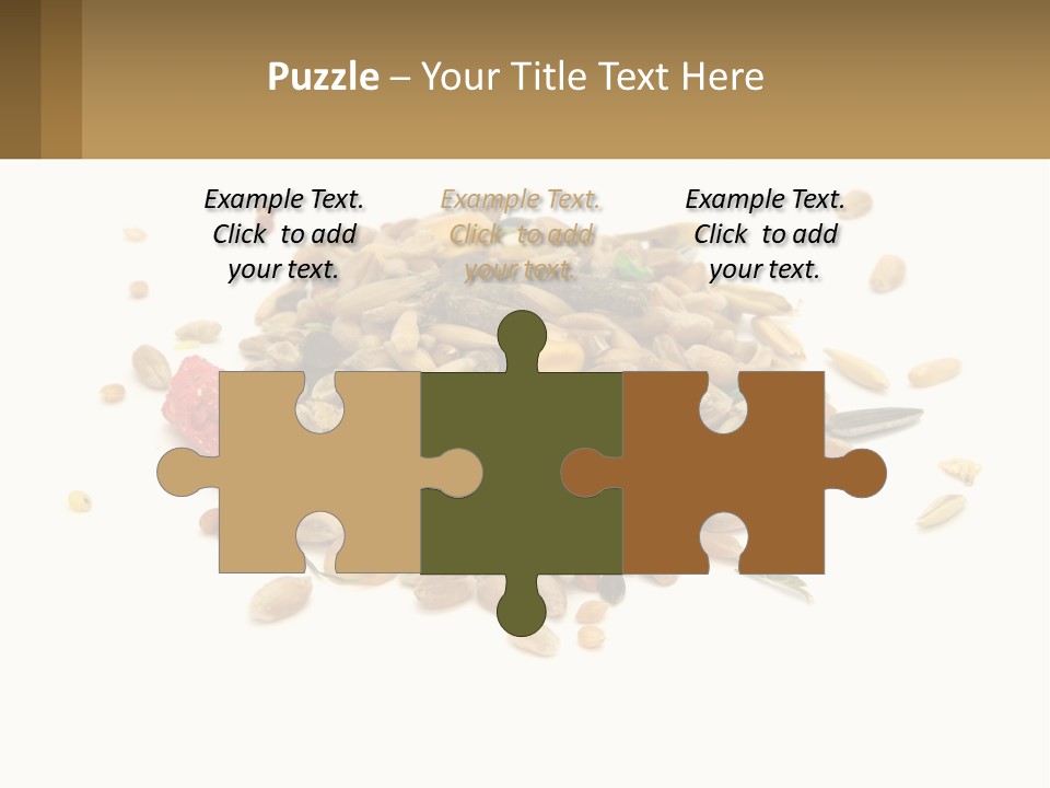 Wheat Nutriment Eatables PowerPoint Template