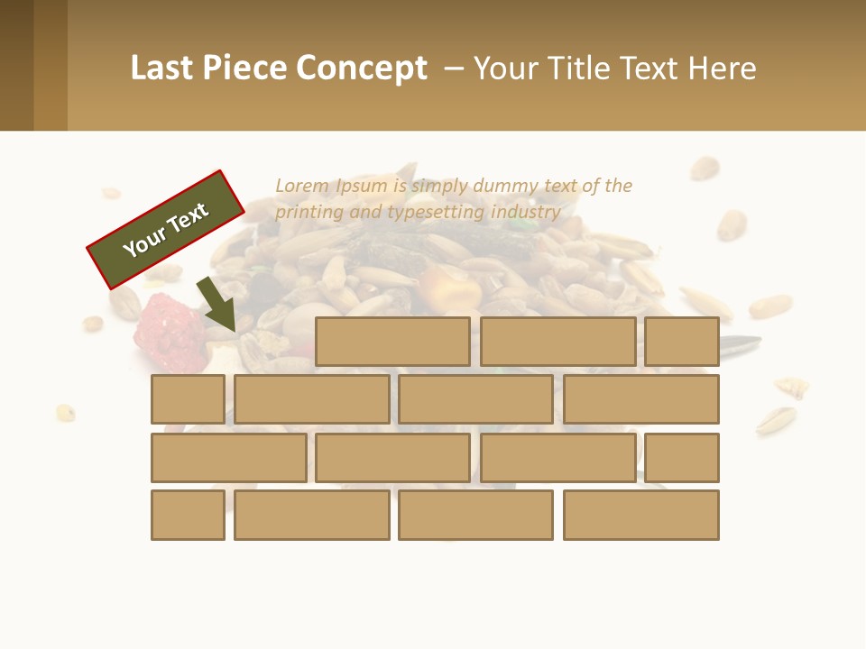 Wheat Nutriment Eatables PowerPoint Template
