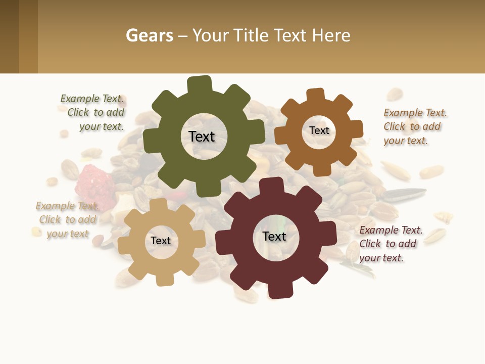 Wheat Nutriment Eatables PowerPoint Template