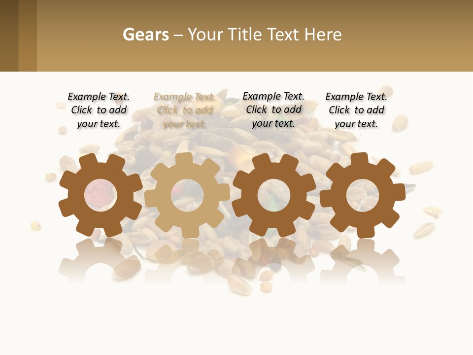 Wheat Nutriment Eatables PowerPoint Template