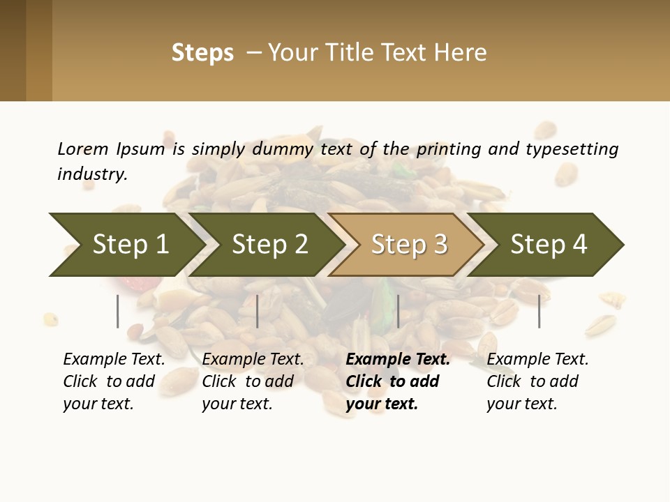 Wheat Nutriment Eatables PowerPoint Template