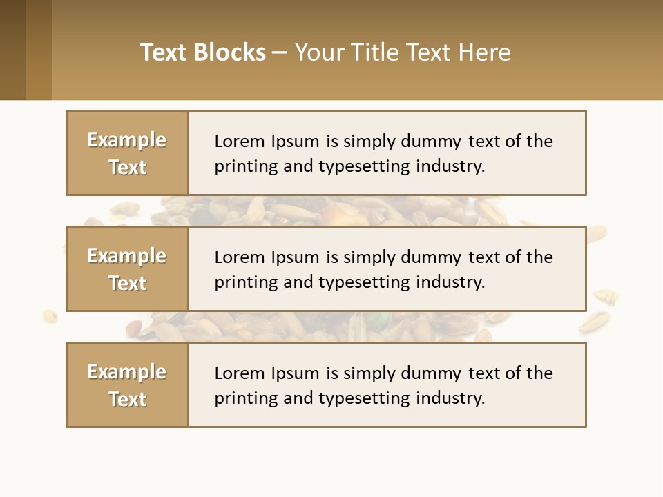 Wheat Nutriment Eatables PowerPoint Template