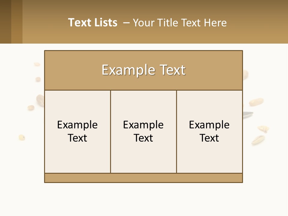 Wheat Nutriment Eatables PowerPoint Template