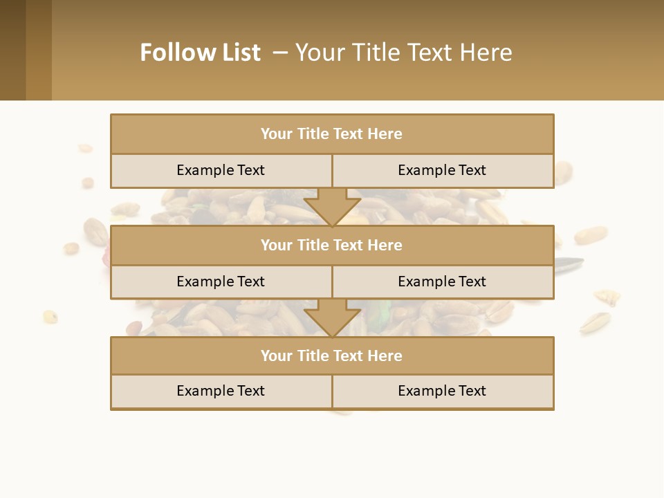 Wheat Nutriment Eatables PowerPoint Template