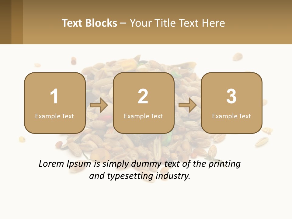 Wheat Nutriment Eatables PowerPoint Template