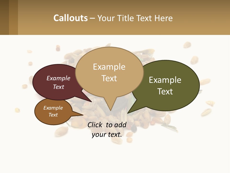 Wheat Nutriment Eatables PowerPoint Template