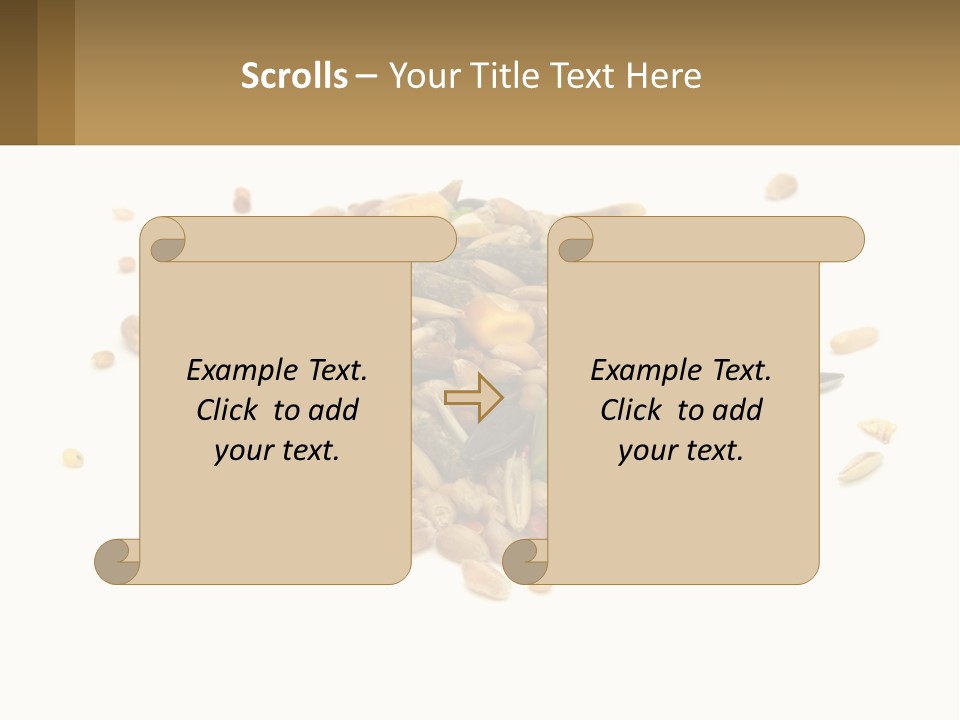 Wheat Nutriment Eatables PowerPoint Template