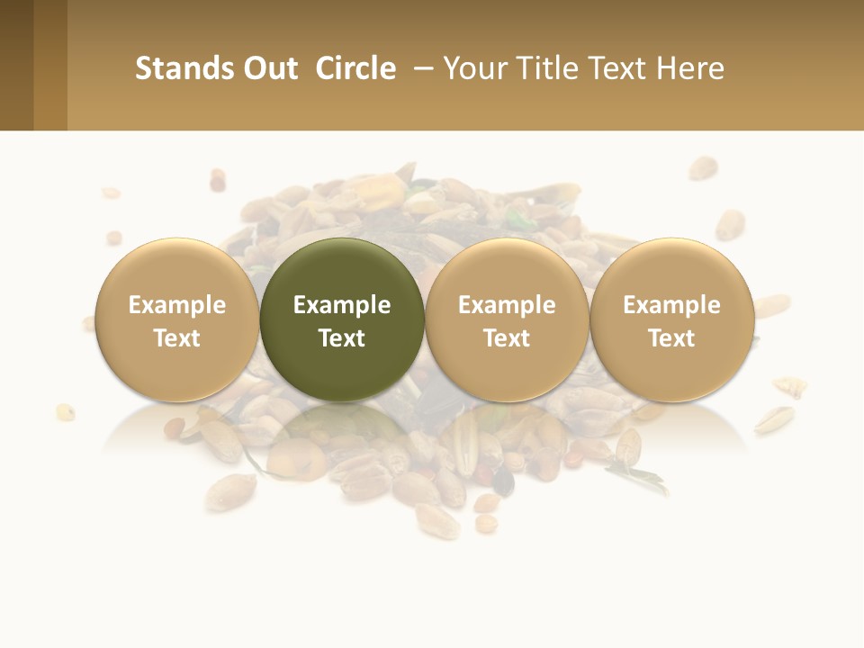 Wheat Nutriment Eatables PowerPoint Template