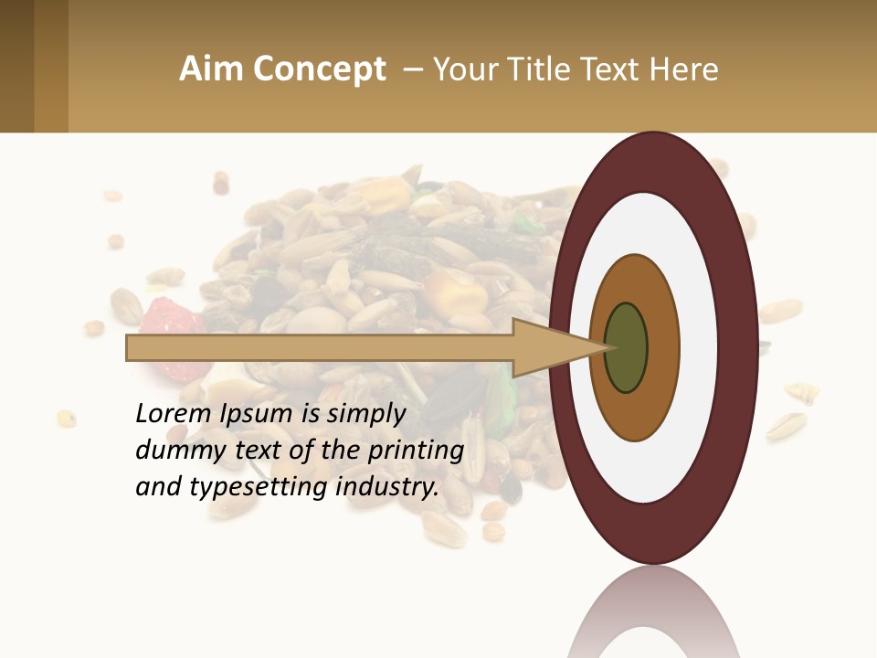 Wheat Nutriment Eatables PowerPoint Template