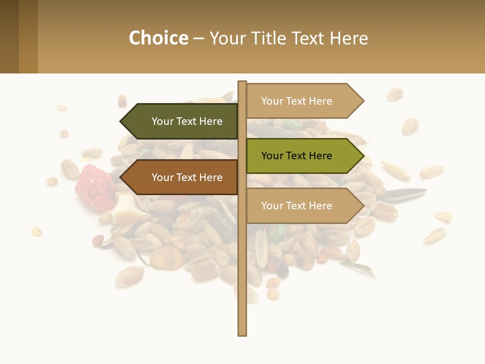Wheat Nutriment Eatables PowerPoint Template