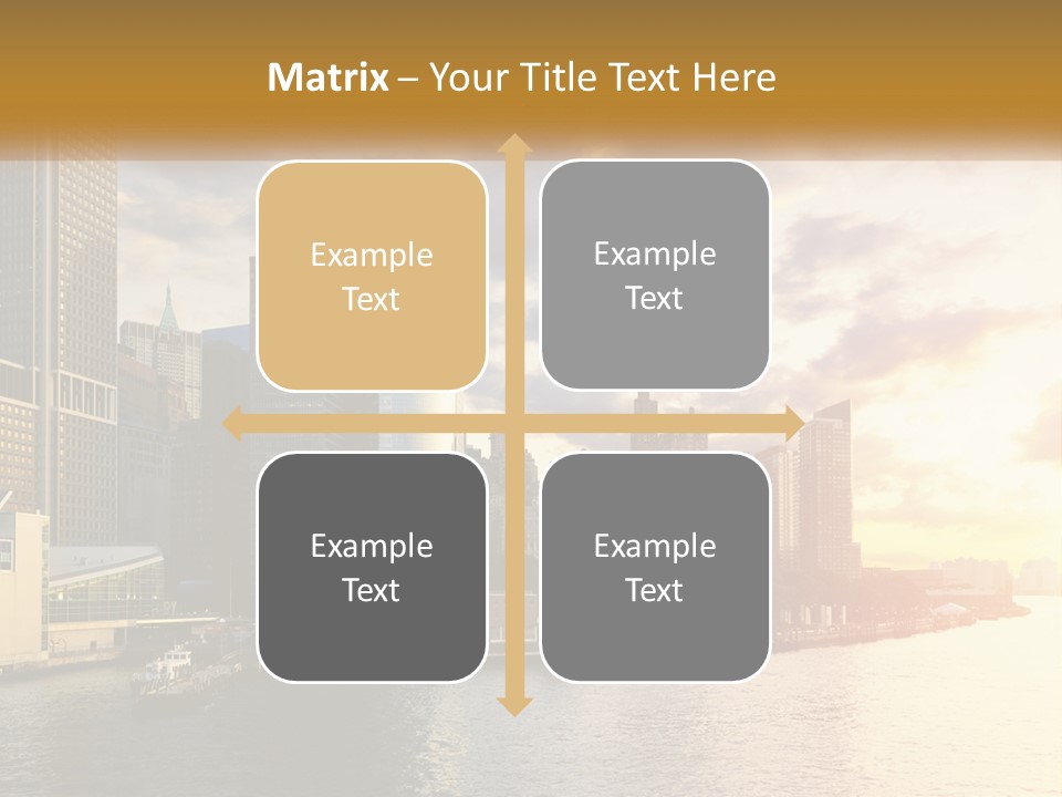 Midtown Jersey Night PowerPoint Template