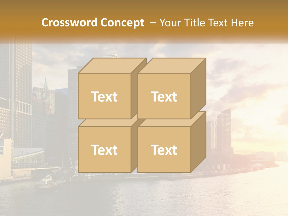 Midtown Jersey Night PowerPoint Template