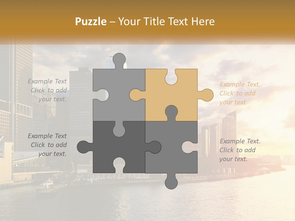 Midtown Jersey Night PowerPoint Template