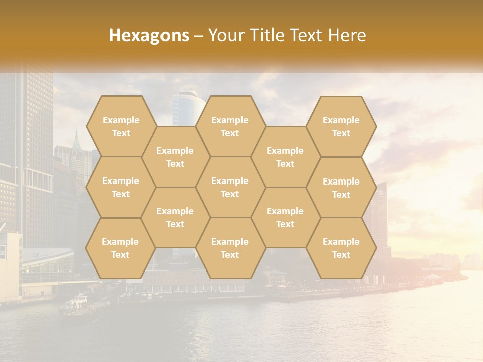 Midtown Jersey Night PowerPoint Template