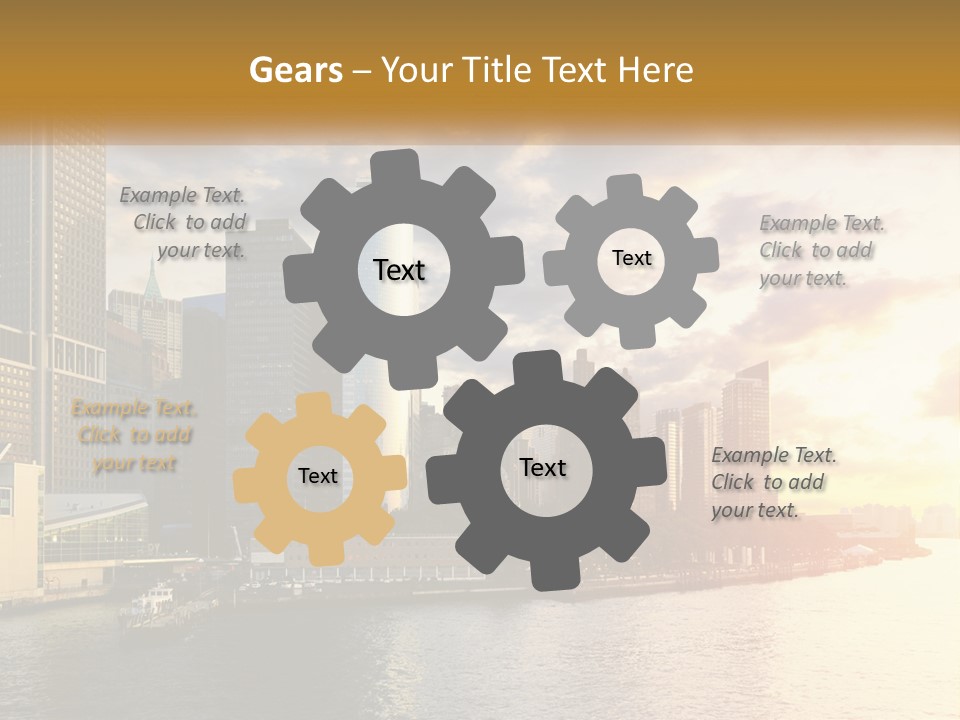 Midtown Jersey Night PowerPoint Template