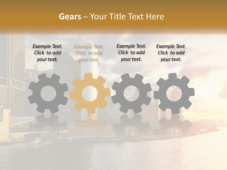 Midtown Jersey Night PowerPoint Template