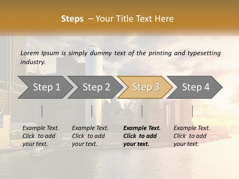 Midtown Jersey Night PowerPoint Template