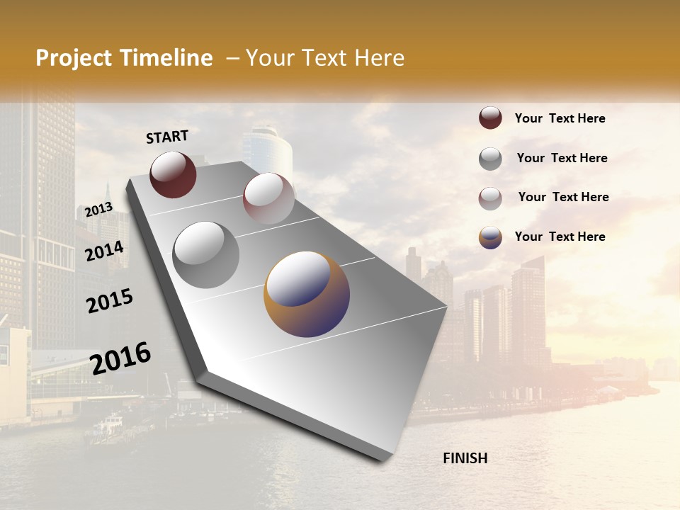 Midtown Jersey Night PowerPoint Template
